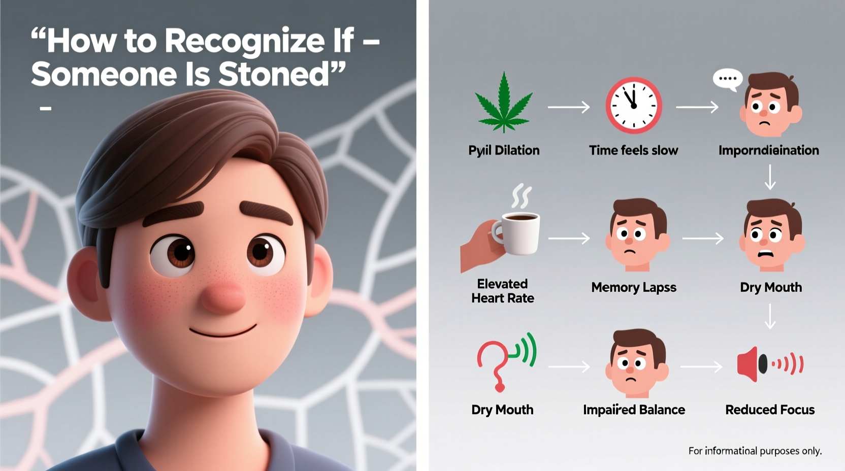 how to recognize if someone is stoned key behavioral and physical indicators explained