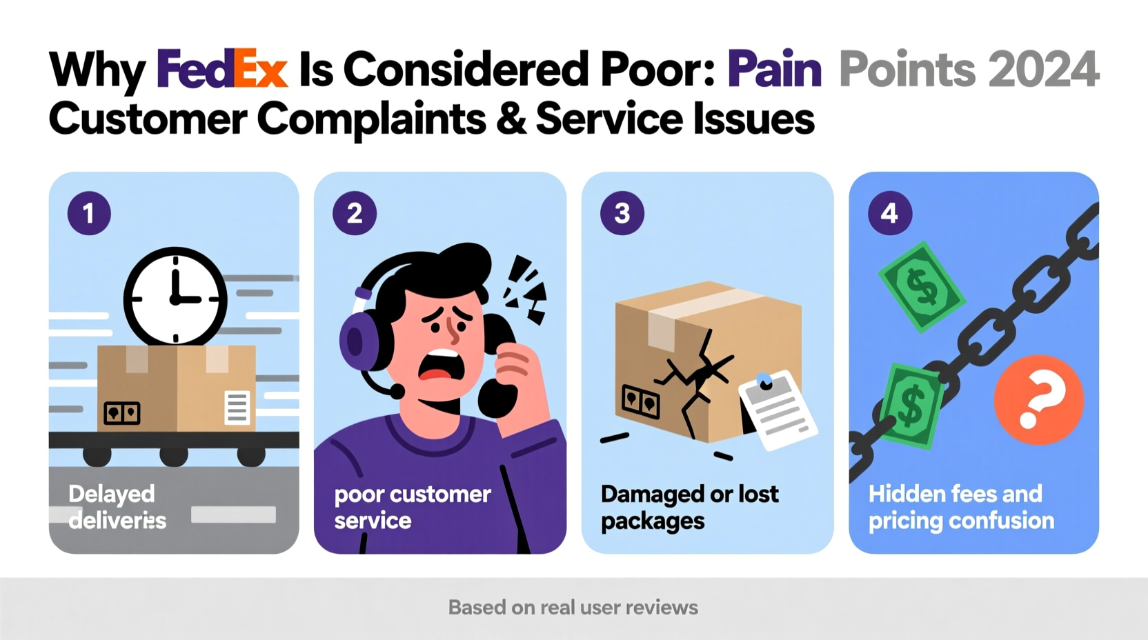 why is fedex so bad common complaints service issues