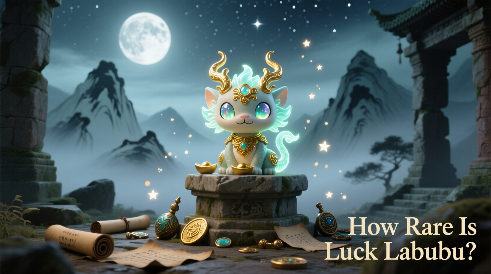 how rare is luck labubu