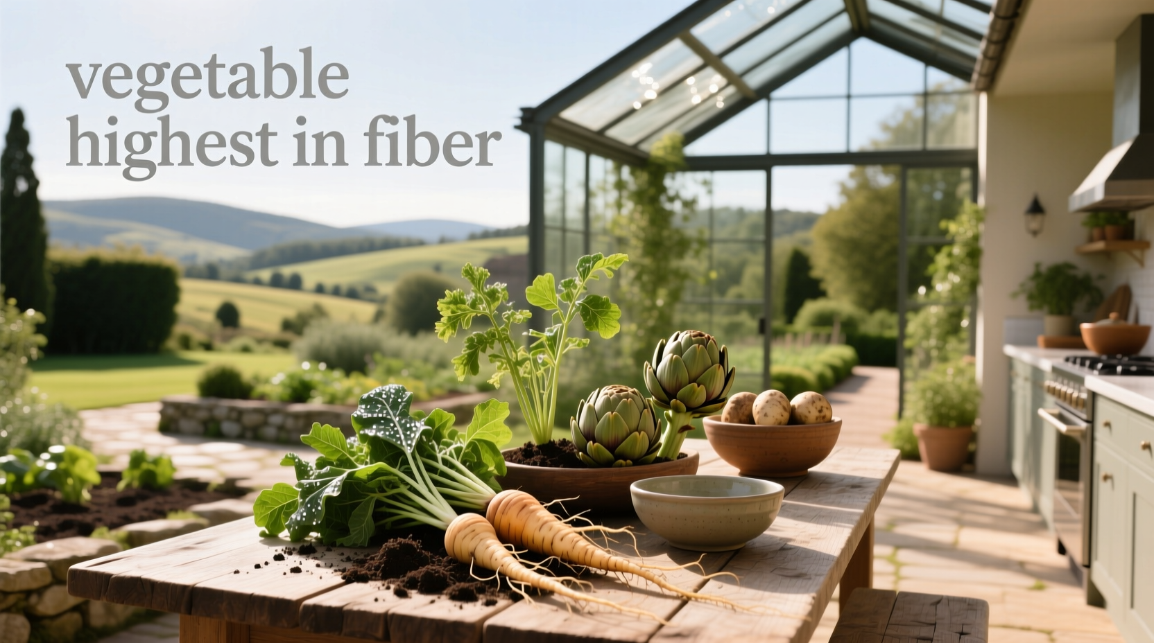 vegetables highest in fiber