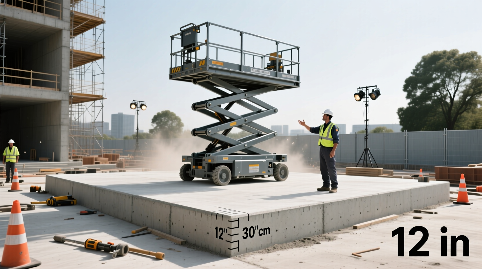 How to choose rotary lift,How thick does concrete need to be for rotary lift?