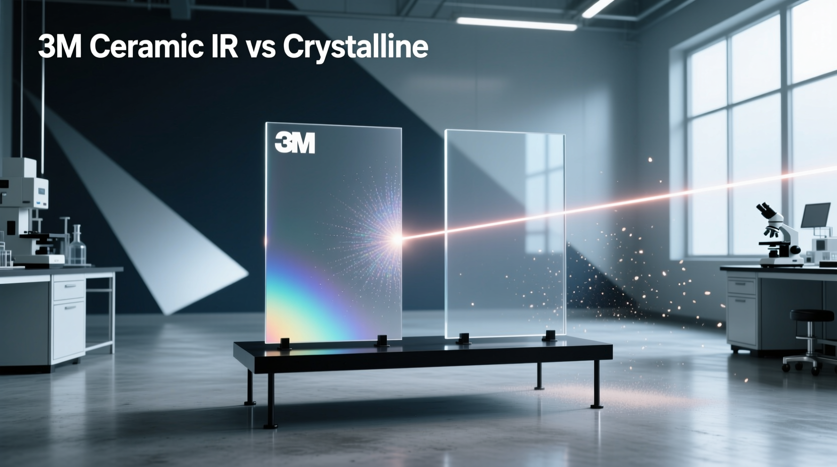 3m ceramic ir vs crystalline tint comparison