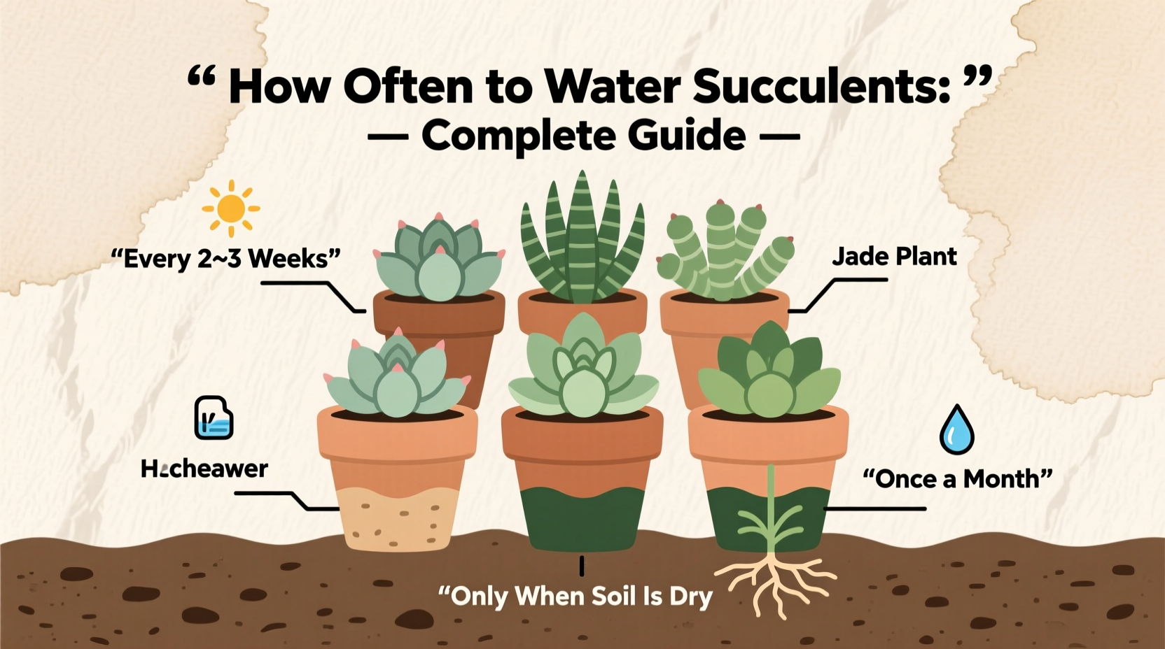 how often should i water succulents