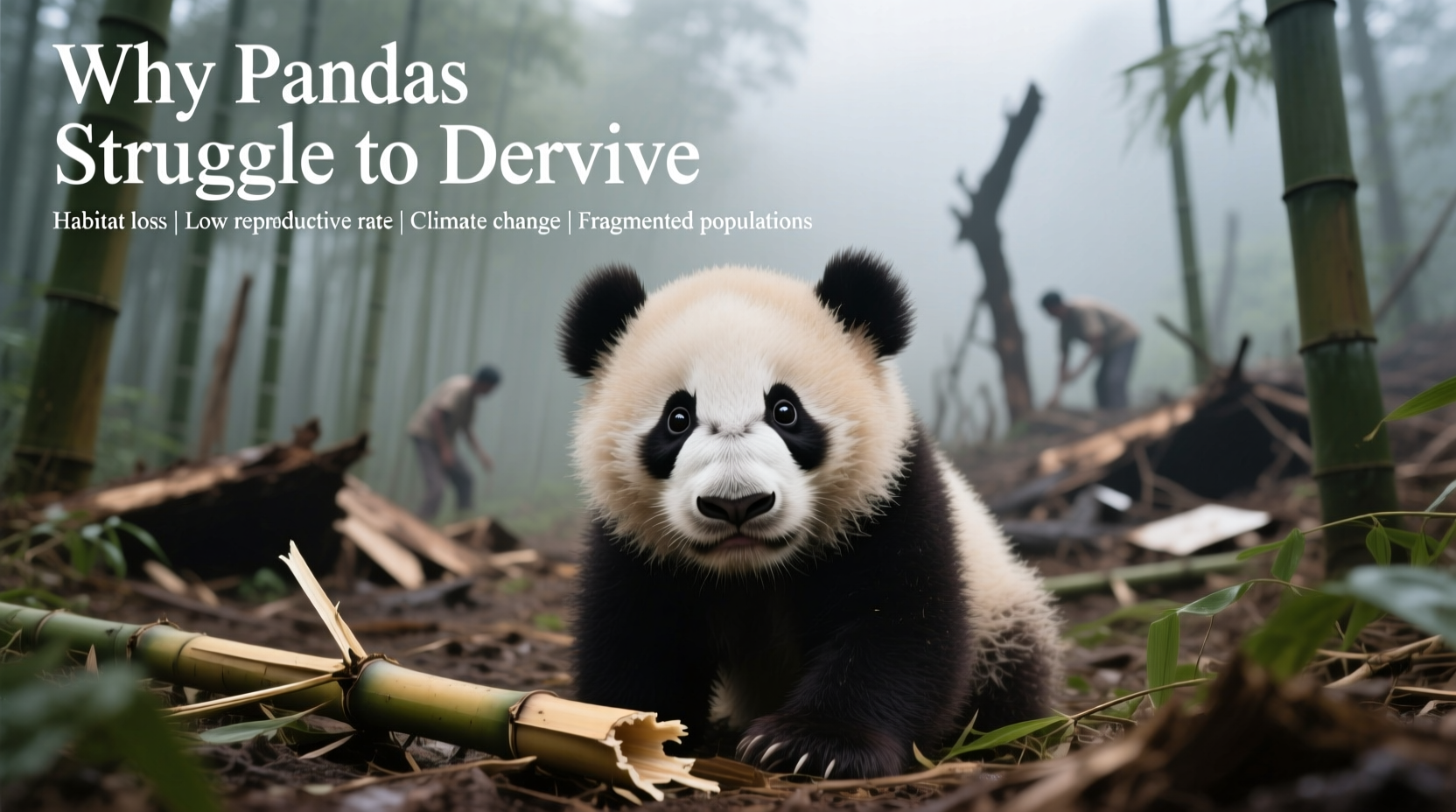 why are pandas bad at surviving reasons conservation