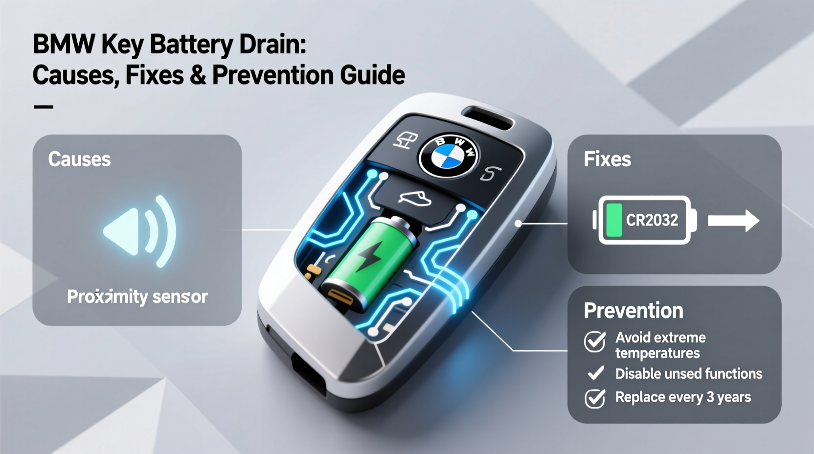 BMW Key Battery Drain: Causes, Fixes & Prevention Guide