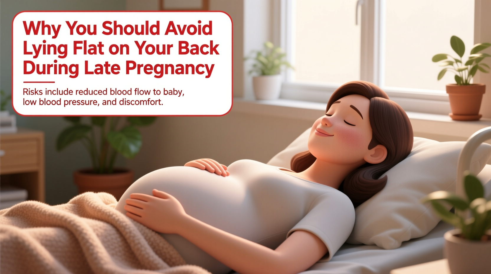 why cant you lay on your back while pregnant risks advice
