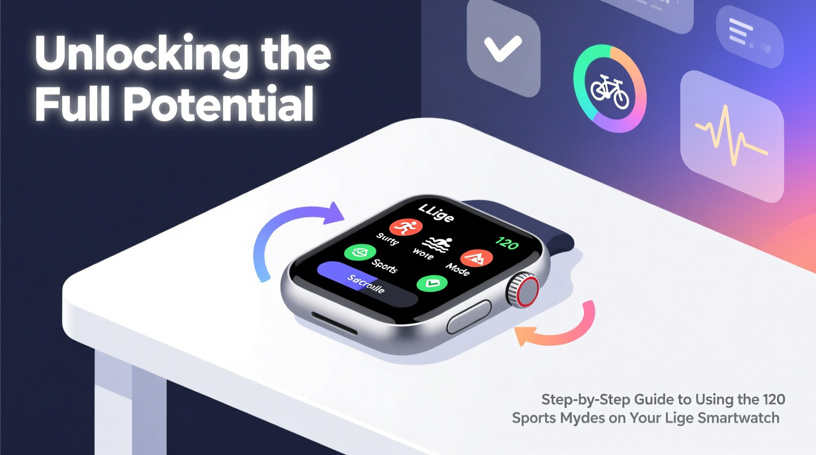unlocking the full potential a step by step guide to using the 120 sports modes on your lige smartwatch