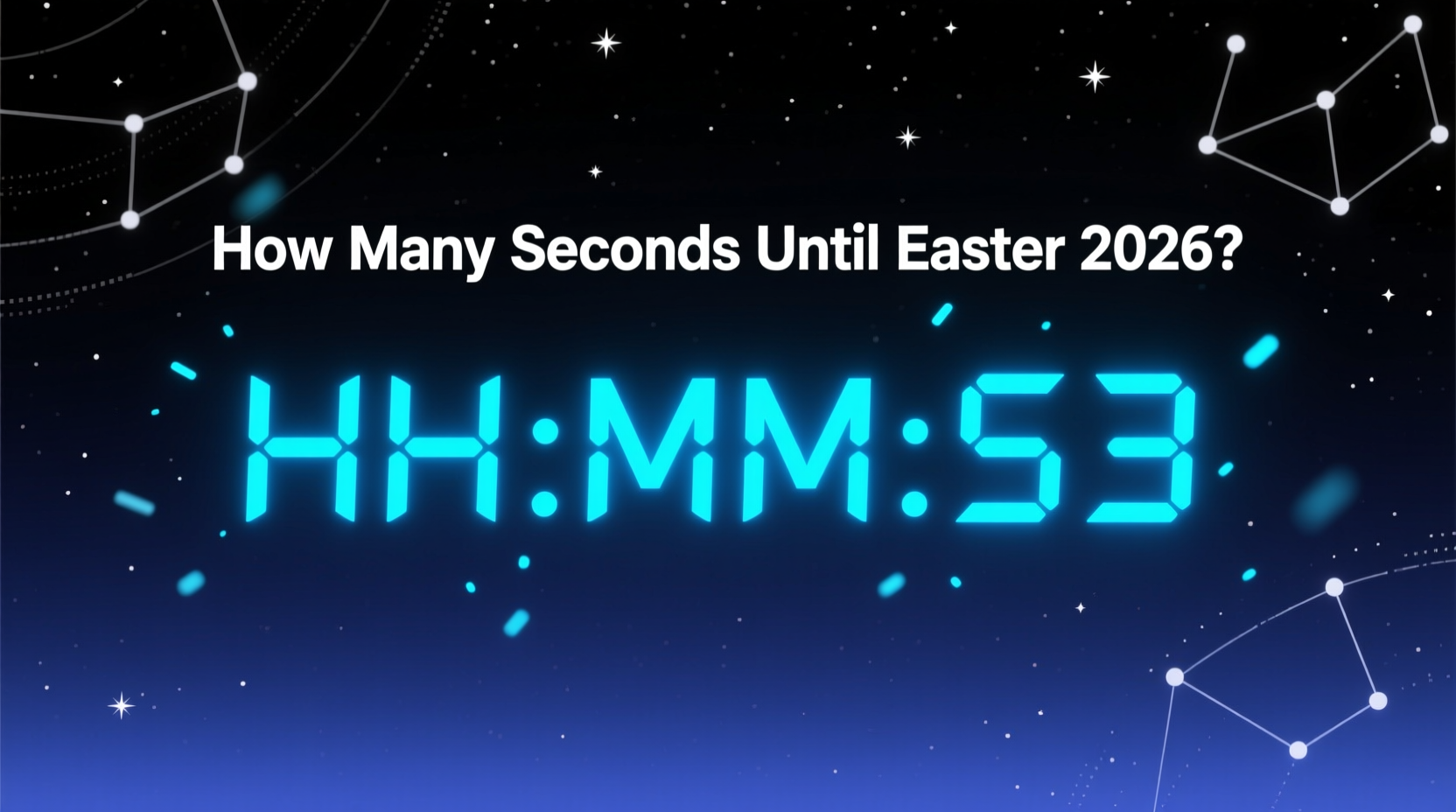 how many seconds until easter