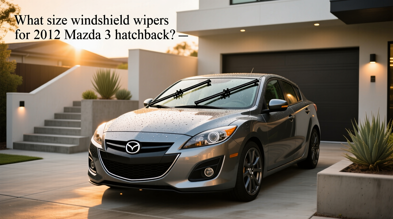 2012 mazda 3 hatchback wiper sizes fit guide