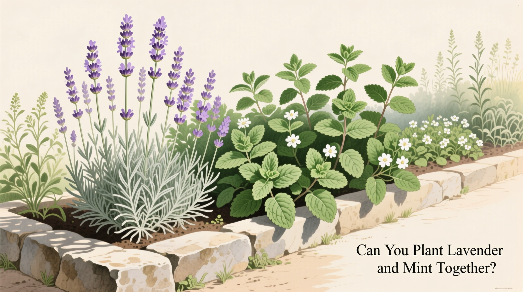 Can You Plant Lavender and Mint Together?