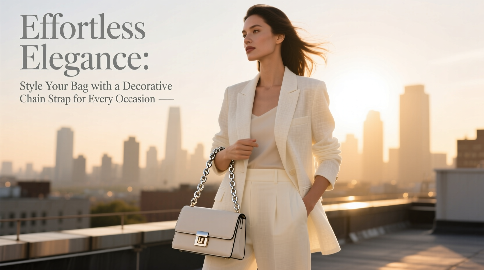 effortless elegance how to style your bag with a decorative chain strap for every occasion