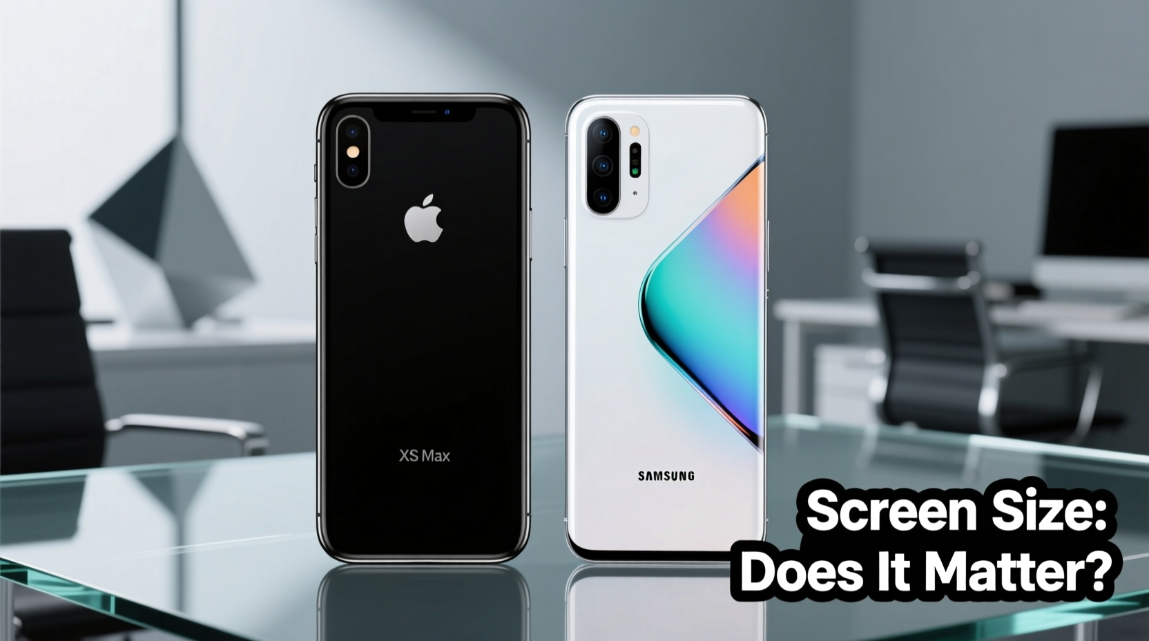 iphone xs max vs galaxy s10 plus screen does size really matter