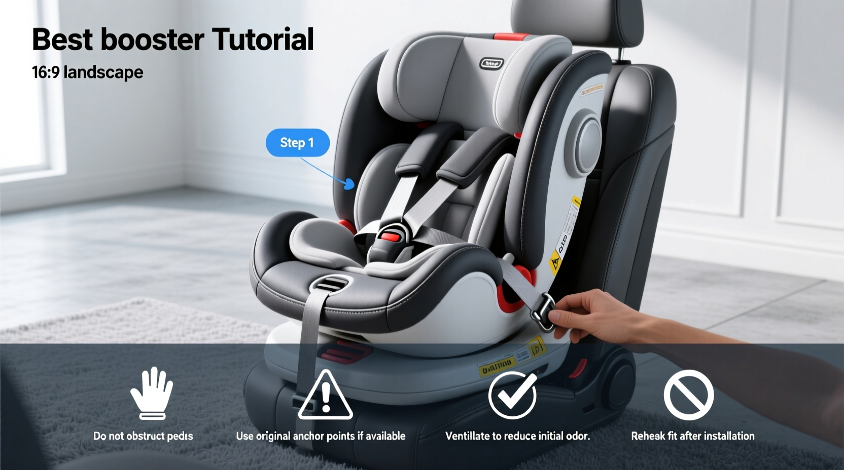 best booster seat that has a tether