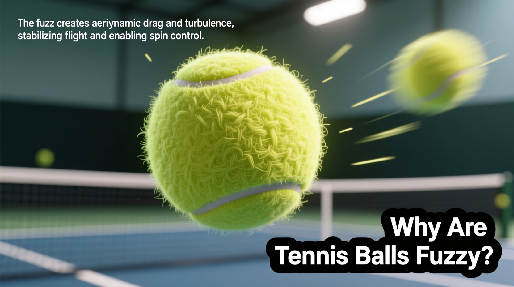 why are tennis balls fuzzy the science purpose explained