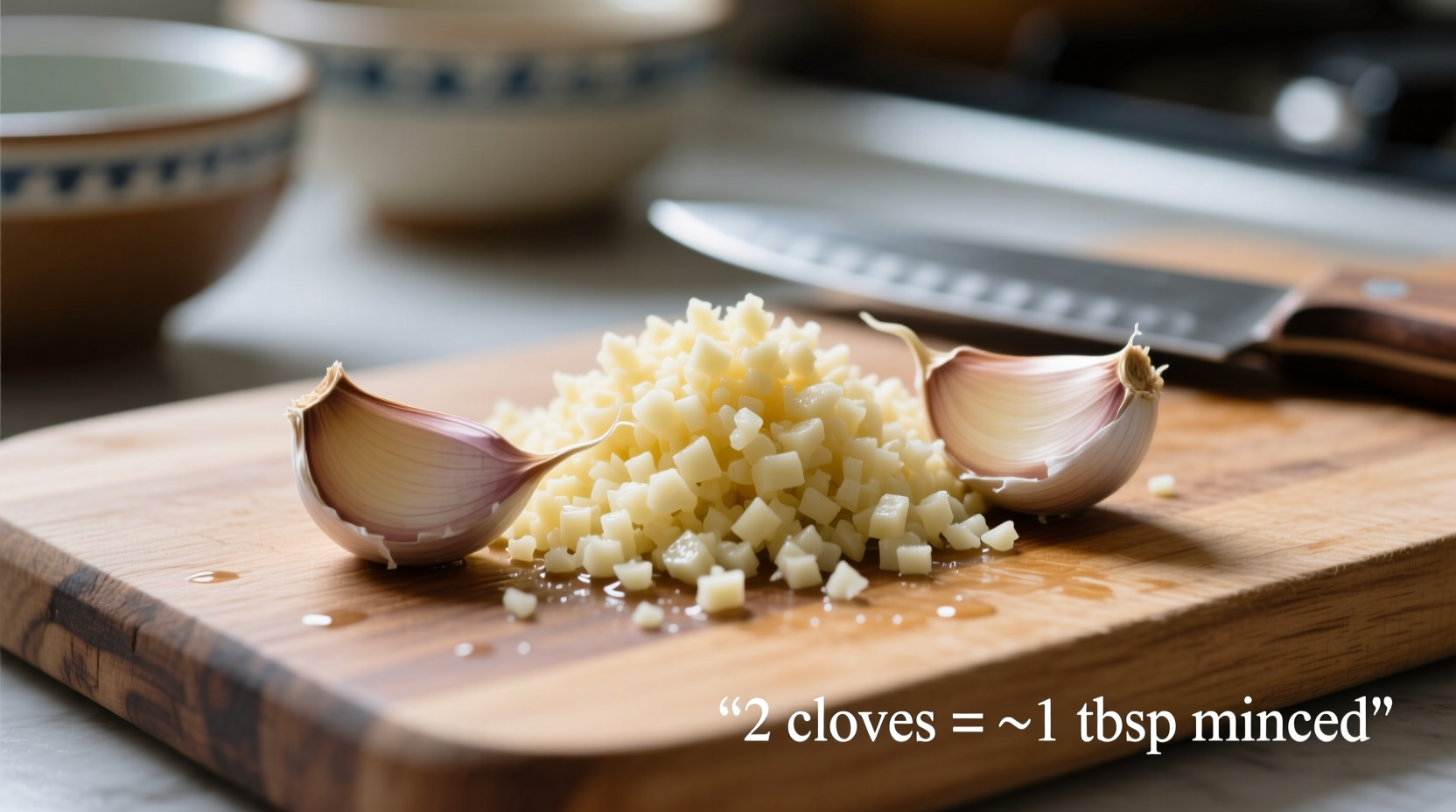 2 Cloves of Garlic Equals How Much Minced: Exact Measurement