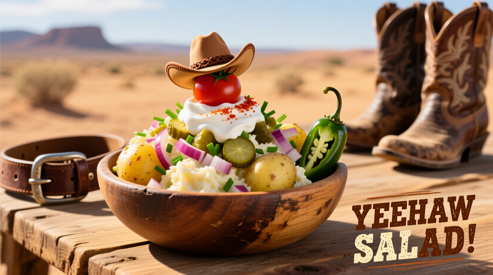 Authentic Cowboy Potato Salad Recipe: Western-Style Side Dish