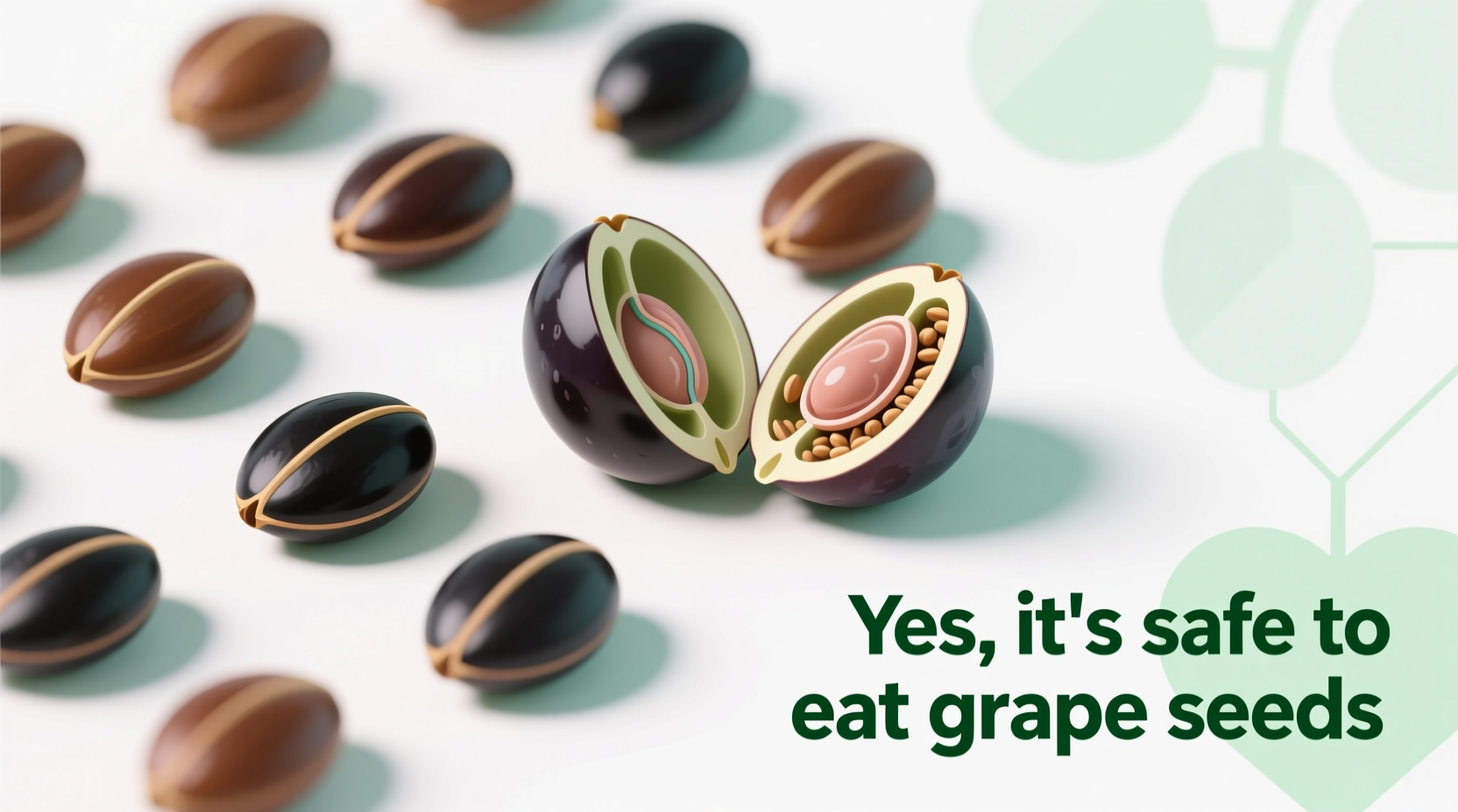 is it ok to eat grape seeds