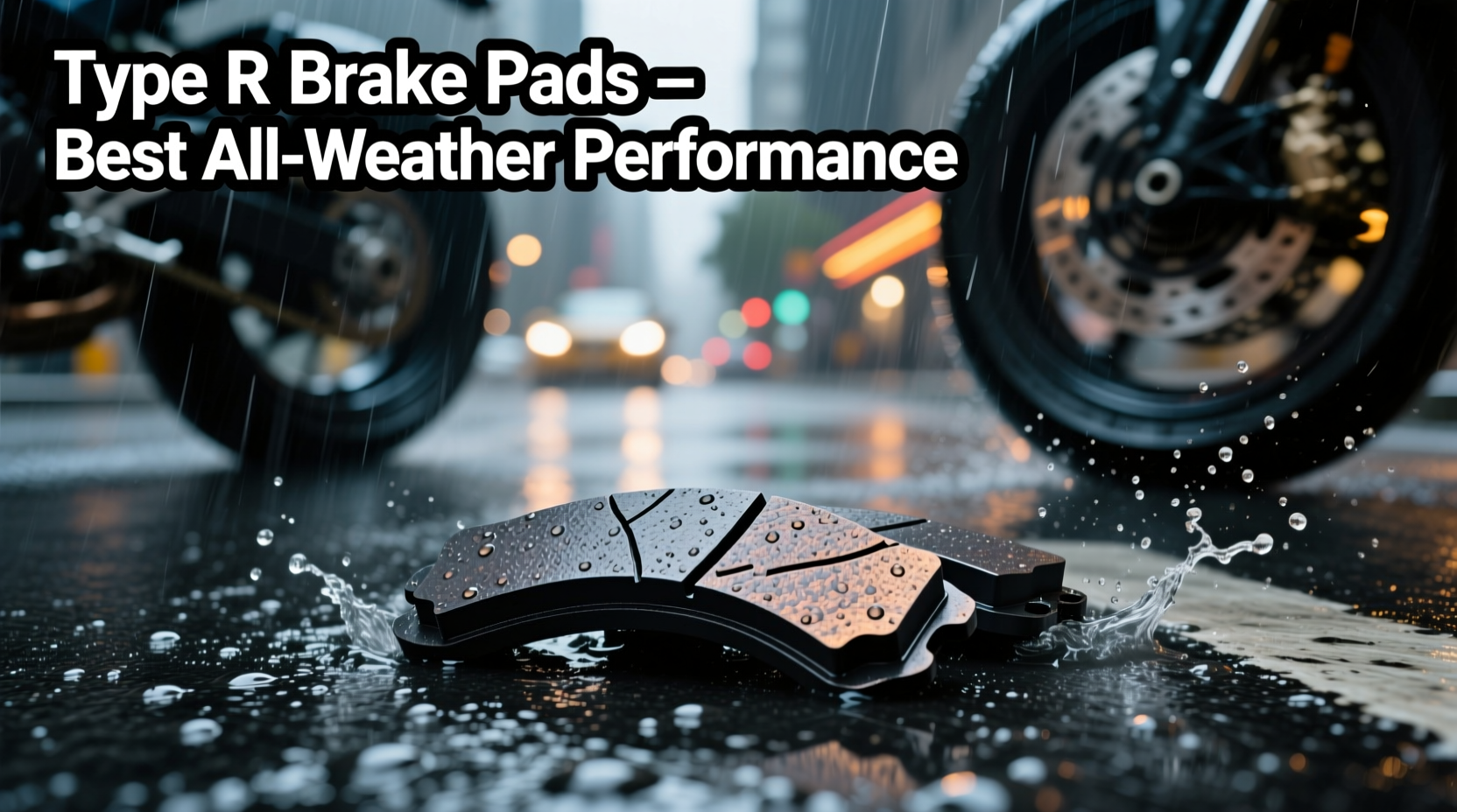 type r brake pads rainy commute