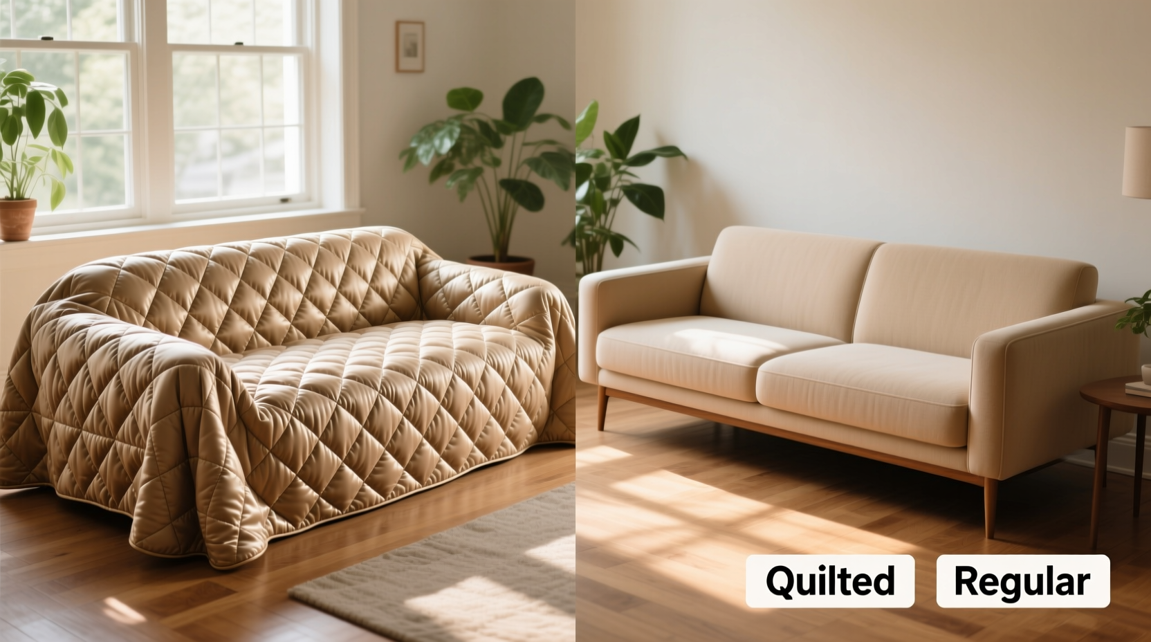 Quilted Vs Regular Sofa Covers Is The Extra Padding Worth It