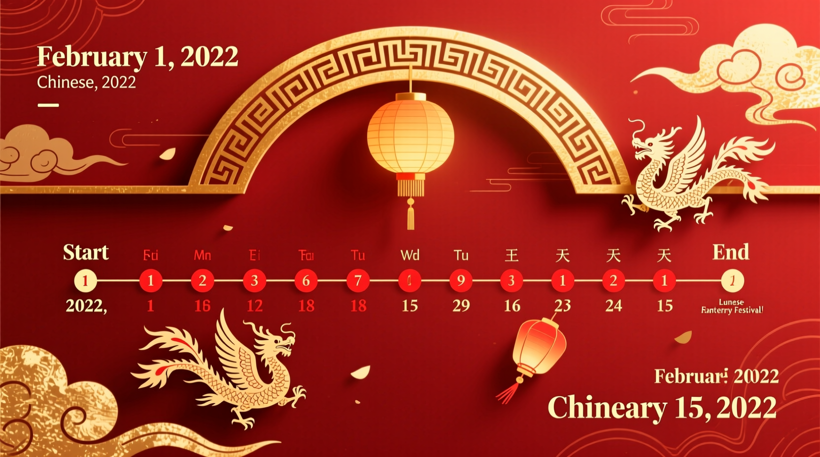 when does chinese new year start and end 2022
