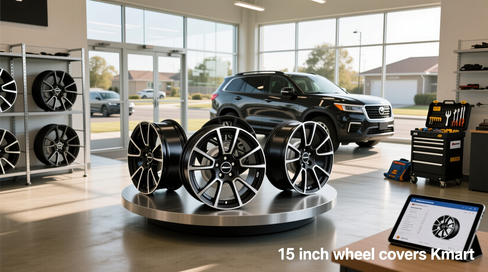 15 inch wheel covers at kmart fit, price installation