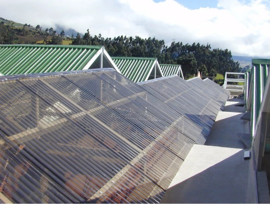 玻璃钢屋顶瓦半透明玻璃纤维屋顶在印度防水防腐建筑屋面材料