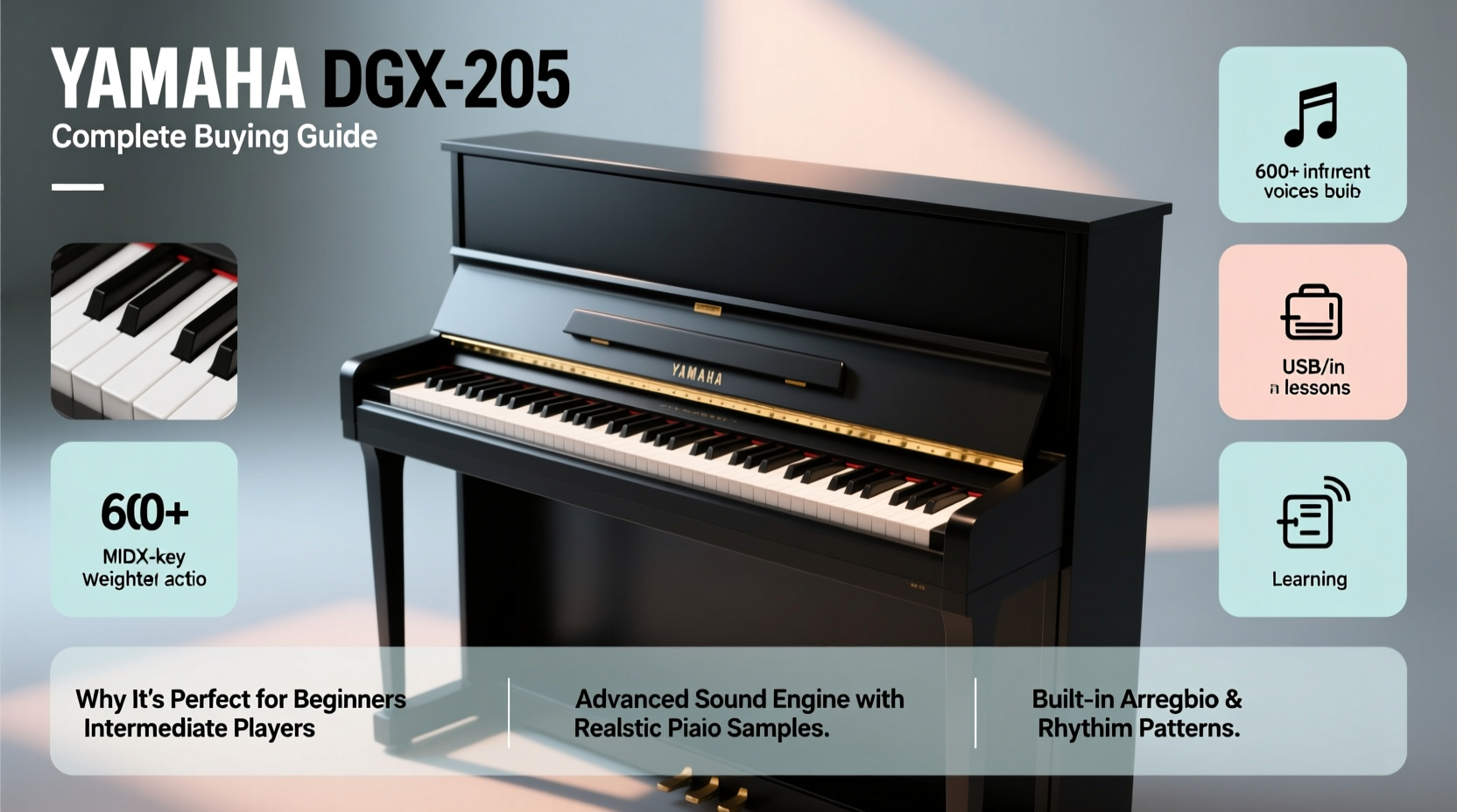 yamaha dgx 205
