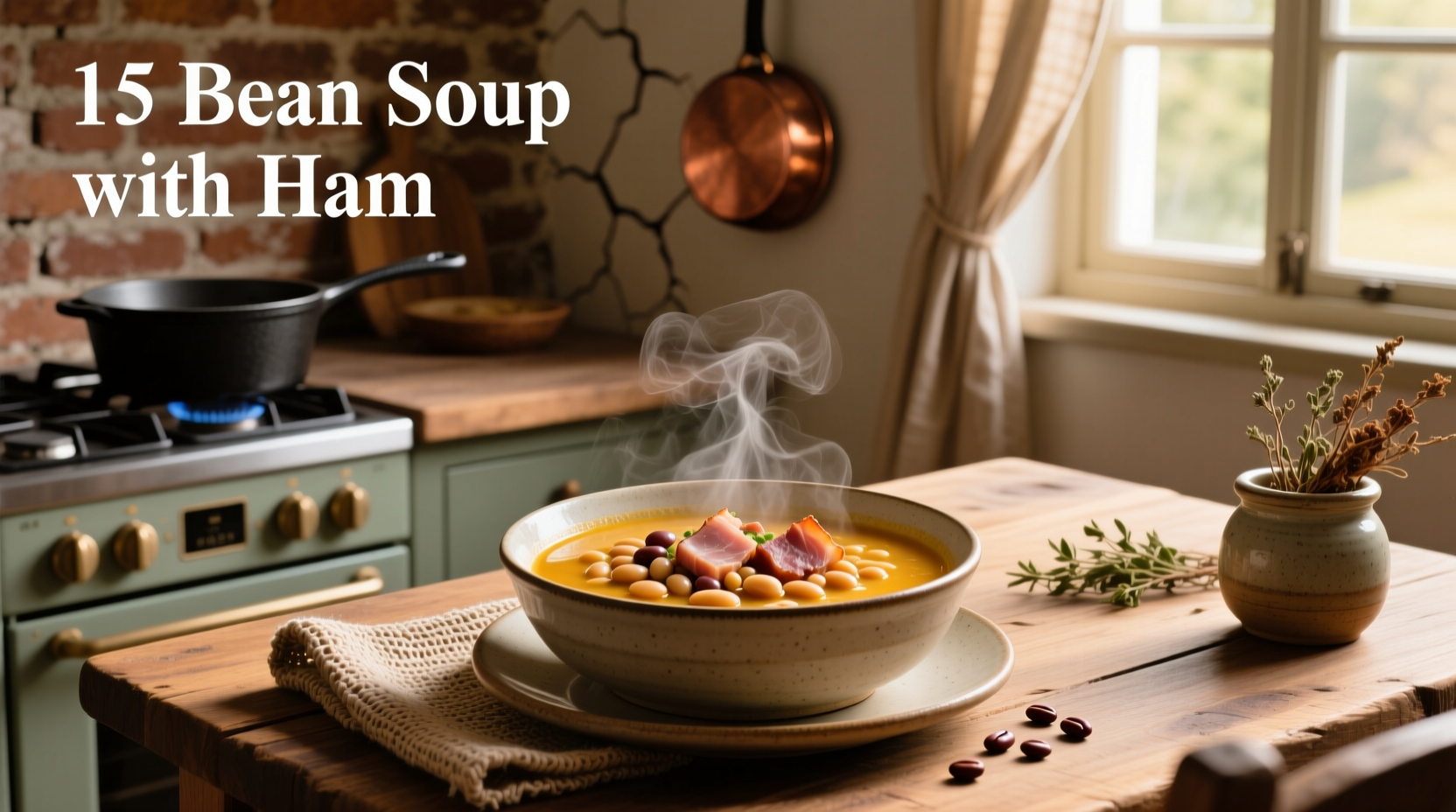 15 bean soup with ham how to make it right