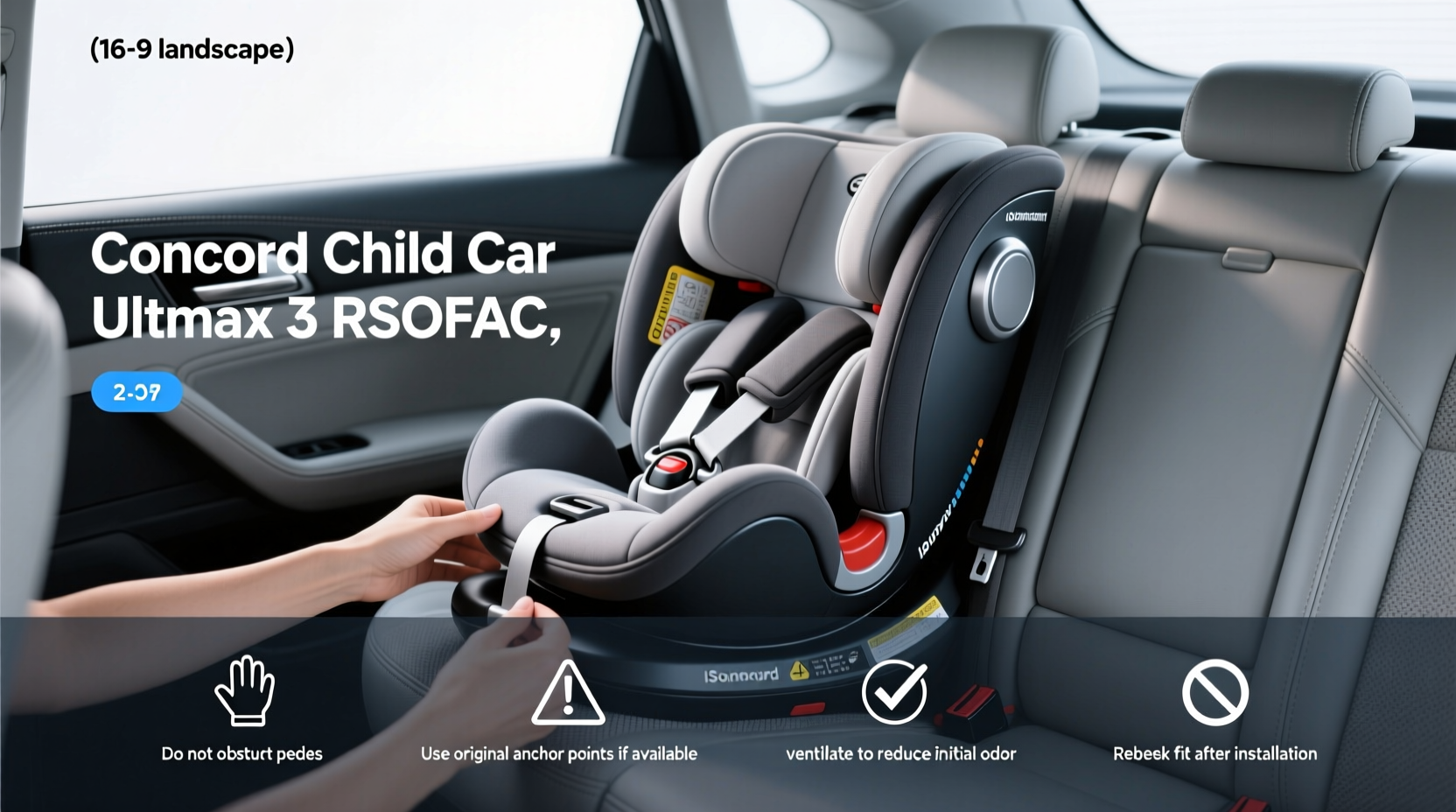 concord child car seat ultimax.3 isofix