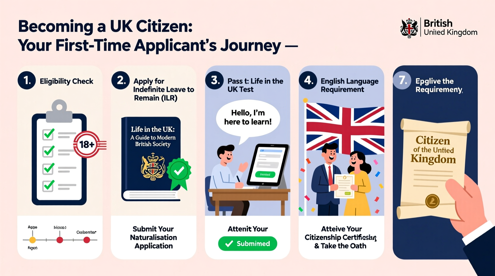 a step by step guide to successfully becoming a uk citizen for first time applicants