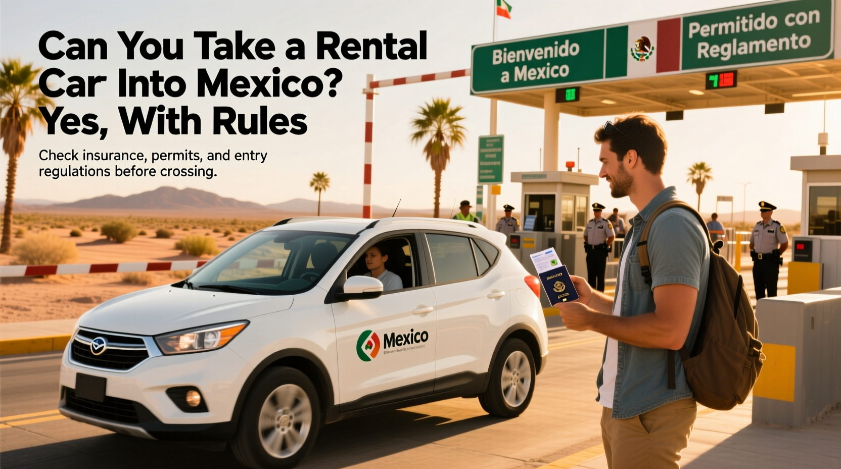 can you take a rental car into mexico