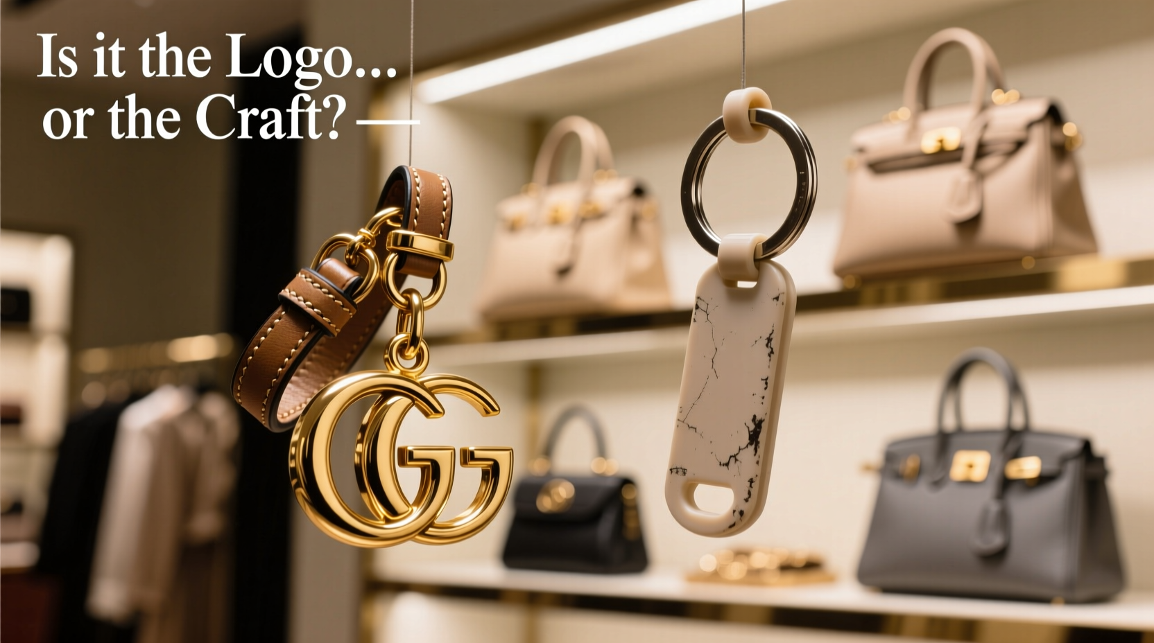 designer bag charms vs generic keychains are you just paying for the logo or is there a real difference 2