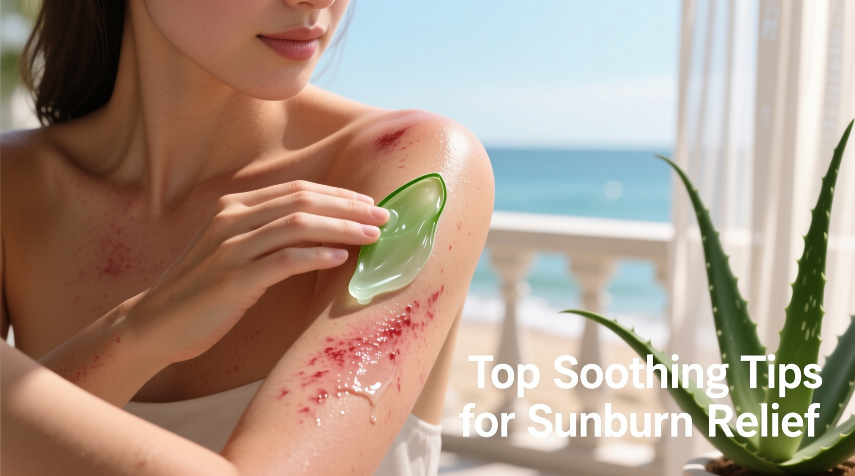 effective ways to get rid of sunburn fast with top soothing tips