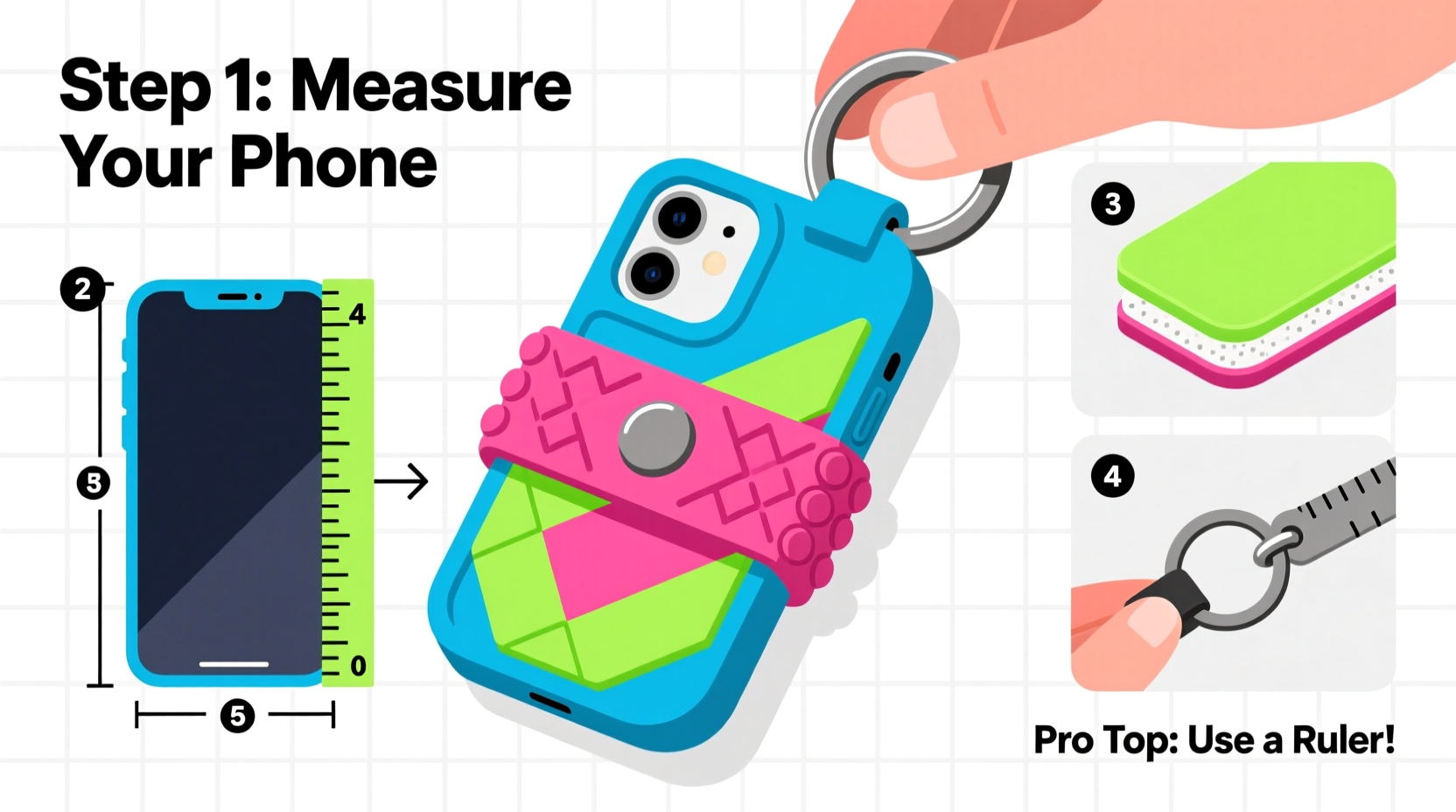 creative diy antidrop phone keychains a step by step guide to protect your device in style