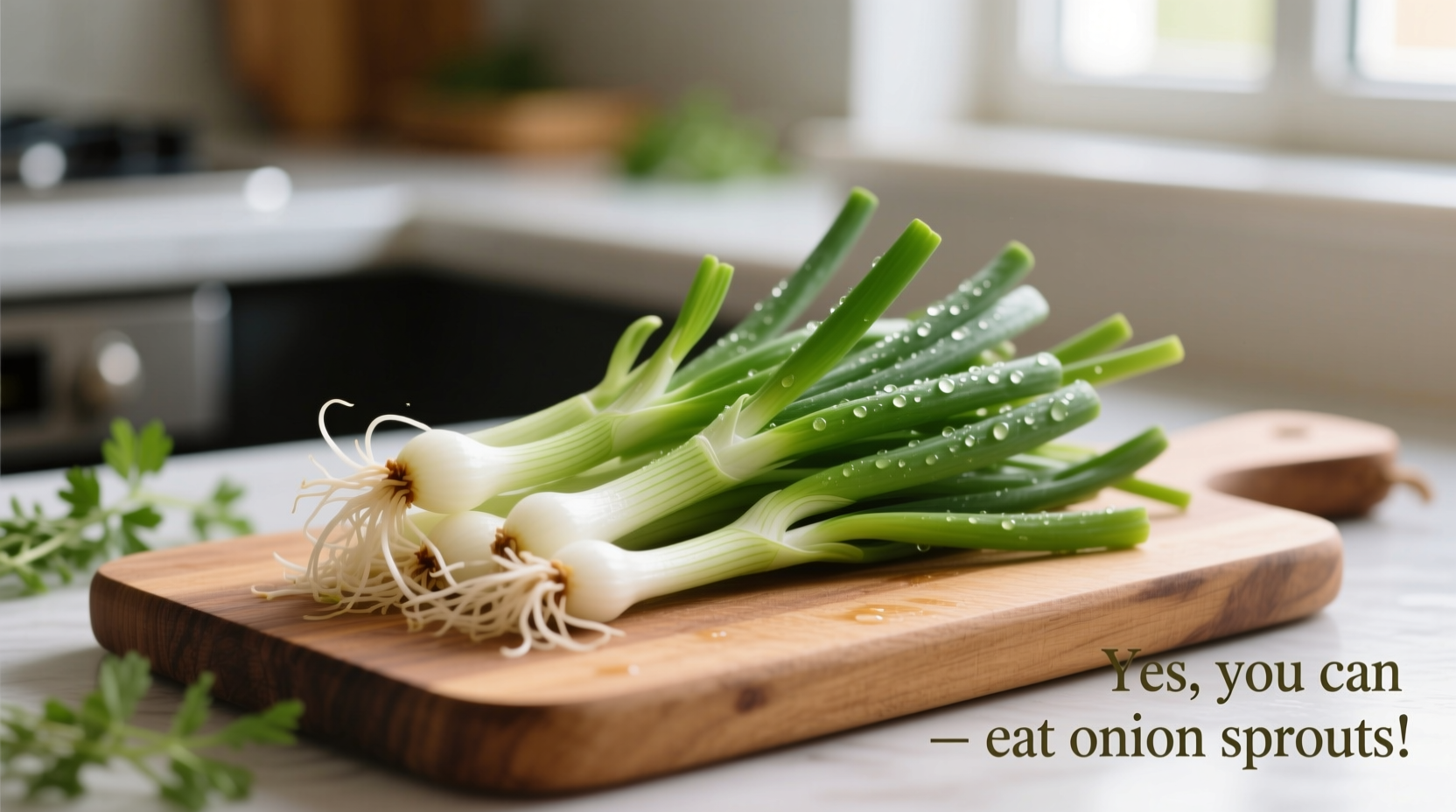 can you eat onion sprouts