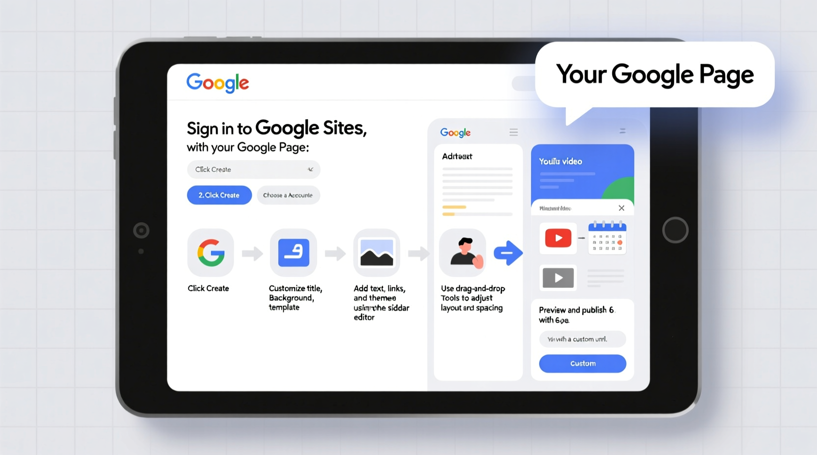 how to get your own google page a step by step guide to building and customizing your site