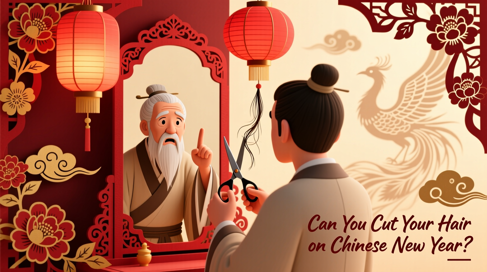 can you cut your hair on chinese new year