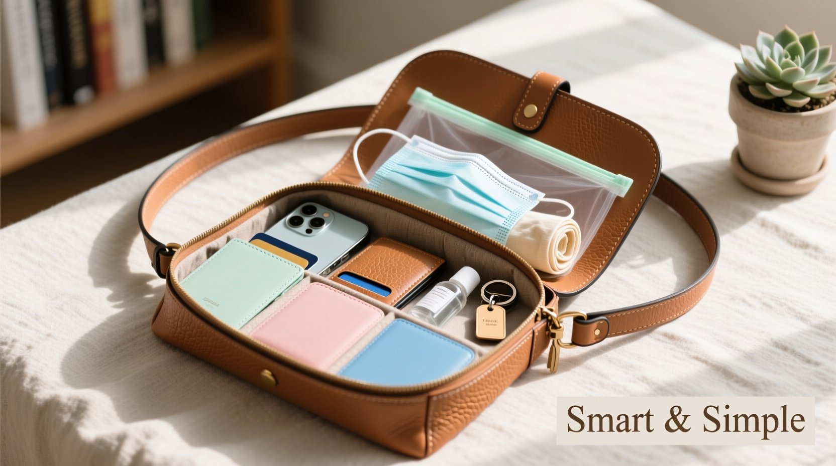smart strategies for organizing essentials in a small crossbody bag