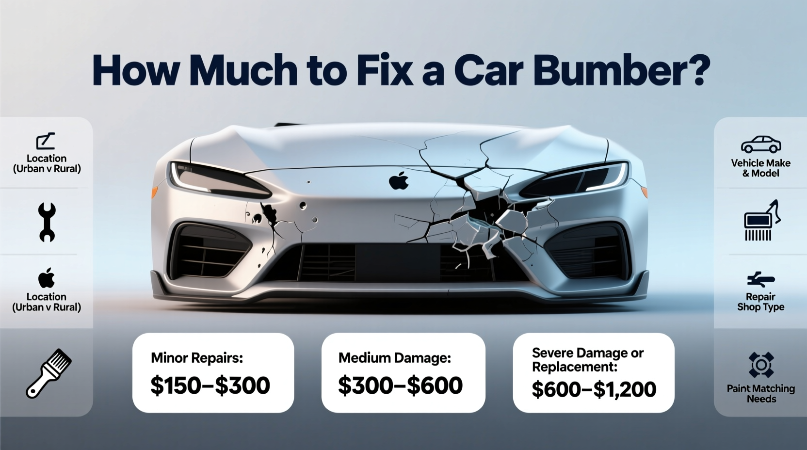 how much to fix a car bumper