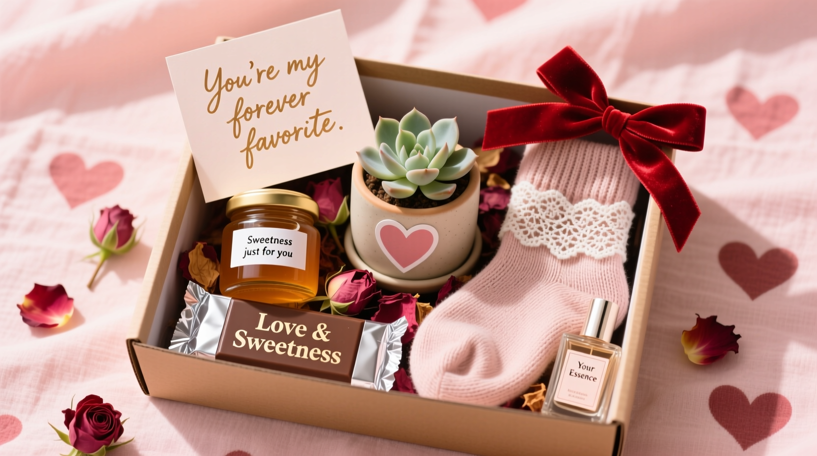 what to put in a valentines day care package
