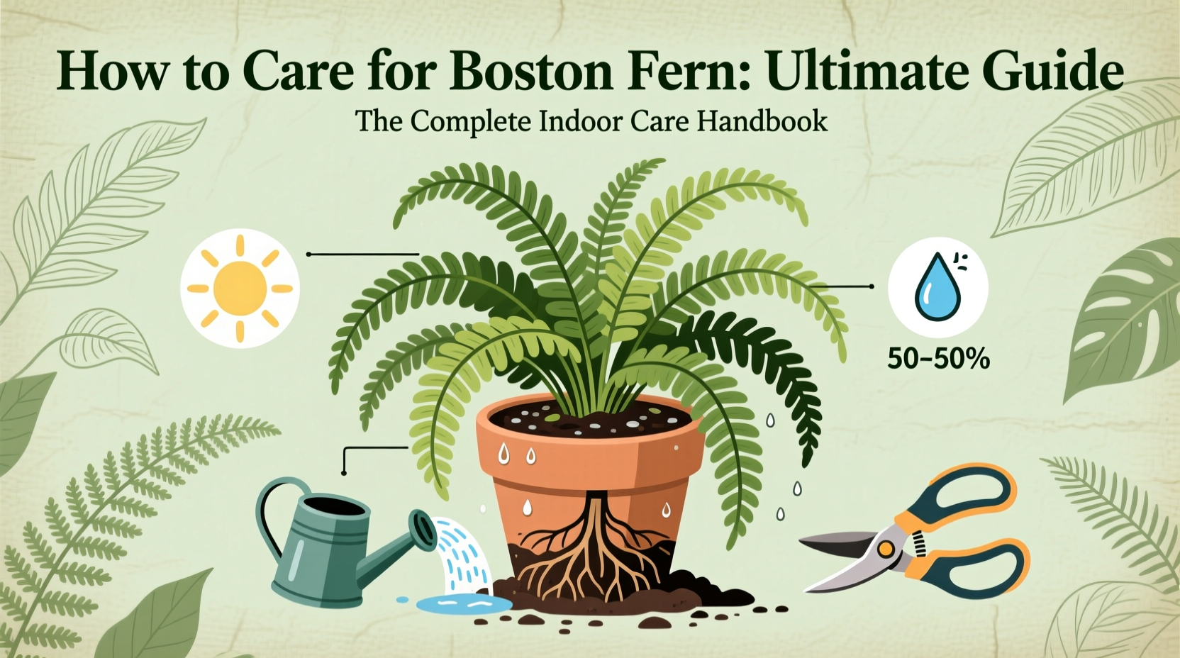 how to care for boston fern