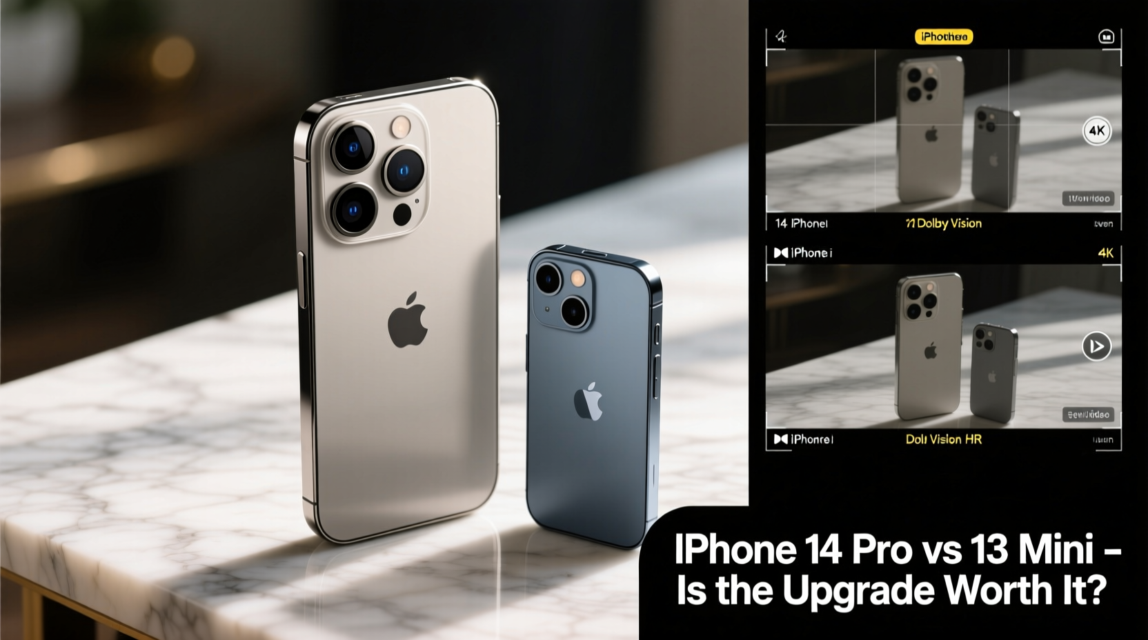 iphone 14 pro vs 13 mini camera is the upgrade really worth it for photos and videos