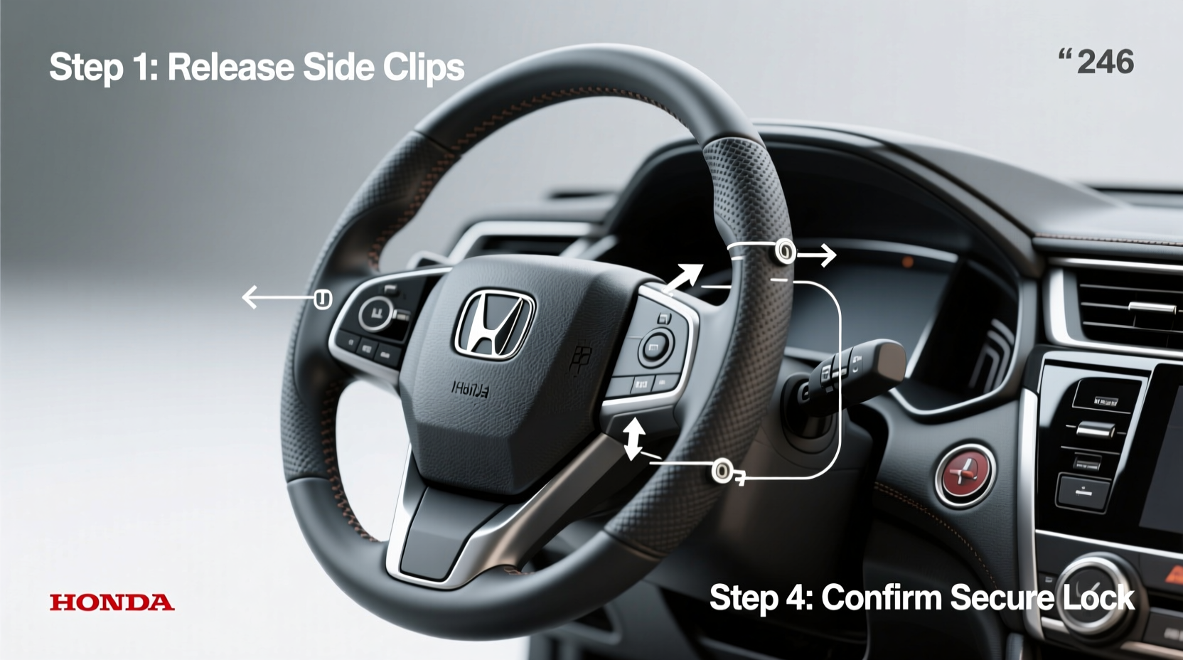 cr v steering cover installation 2026