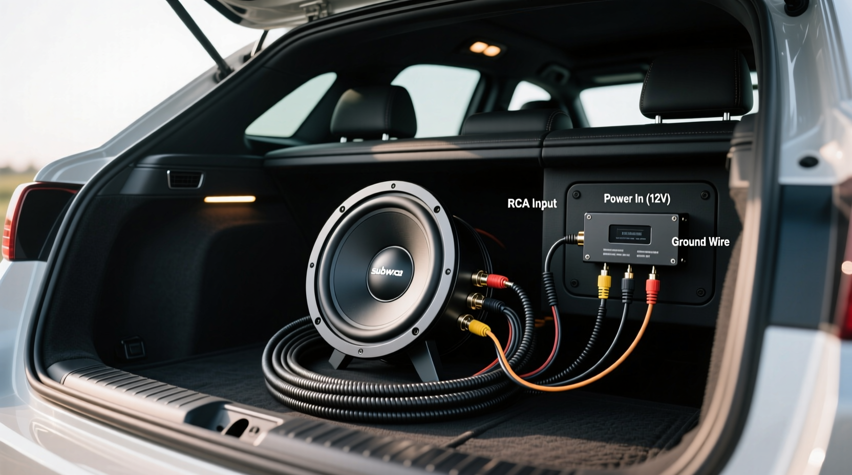How to Choose a 12 Volt Subwoofer: What Wires Go Into It?