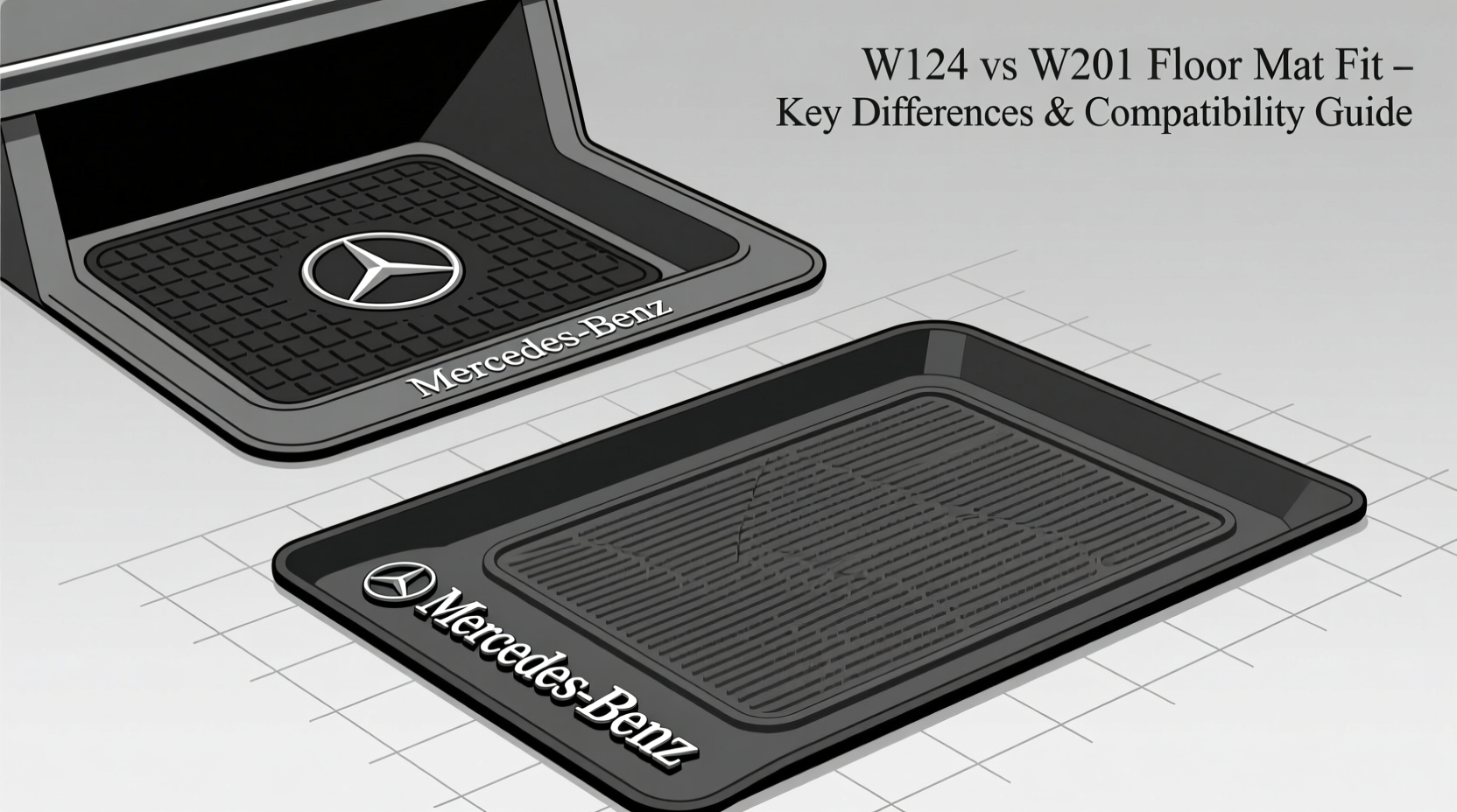 w124 vs w201 mat fit