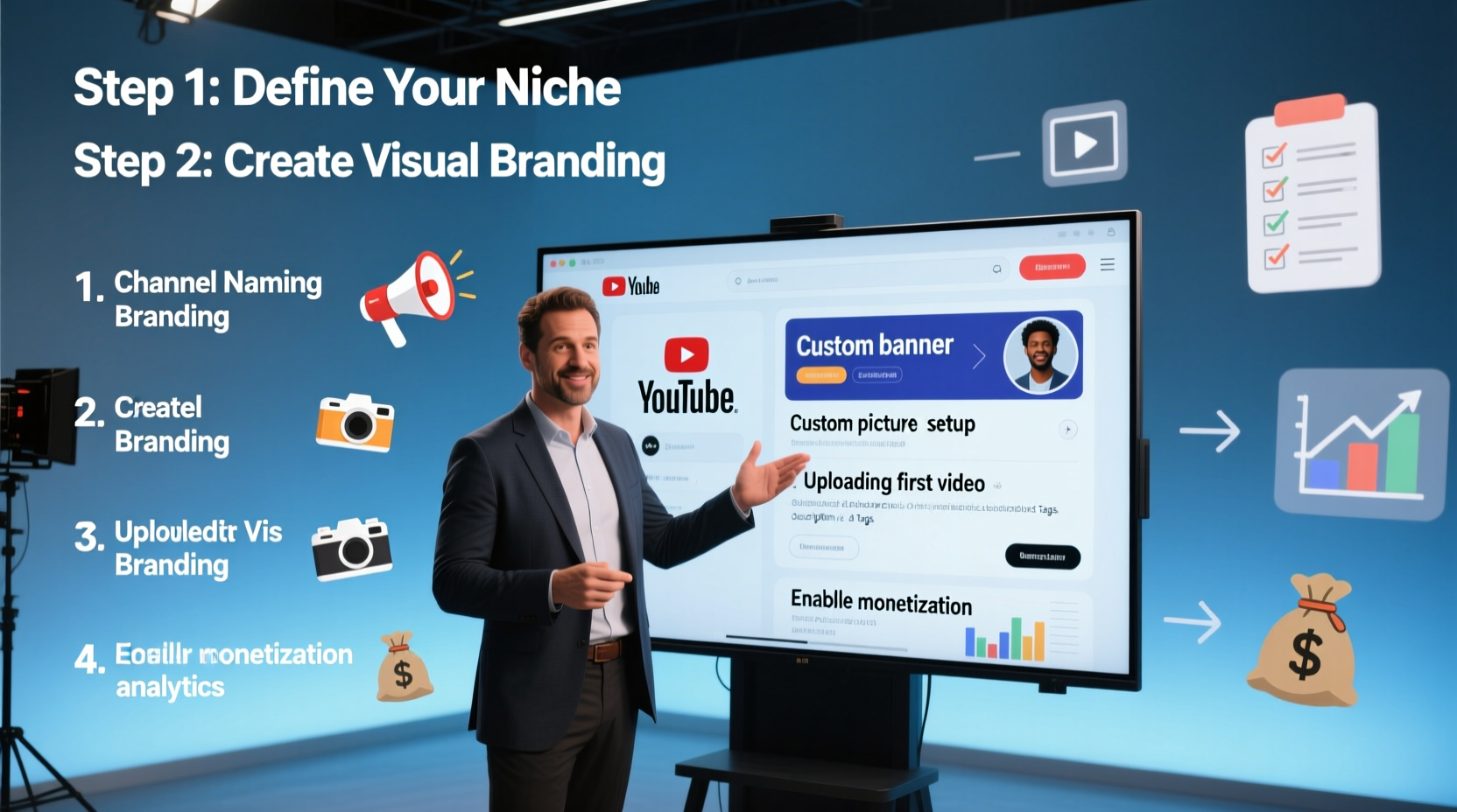 step by step guide to set up a successful youtube channel from scratch