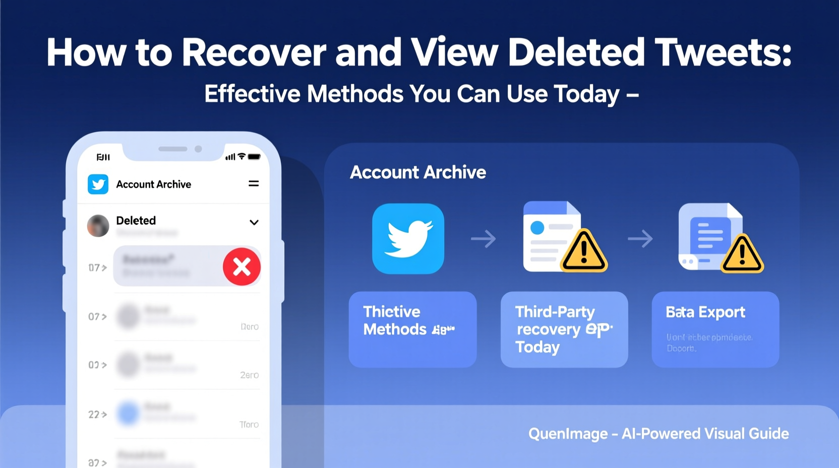 how to recover and view deleted tweets effective methods you can use today
