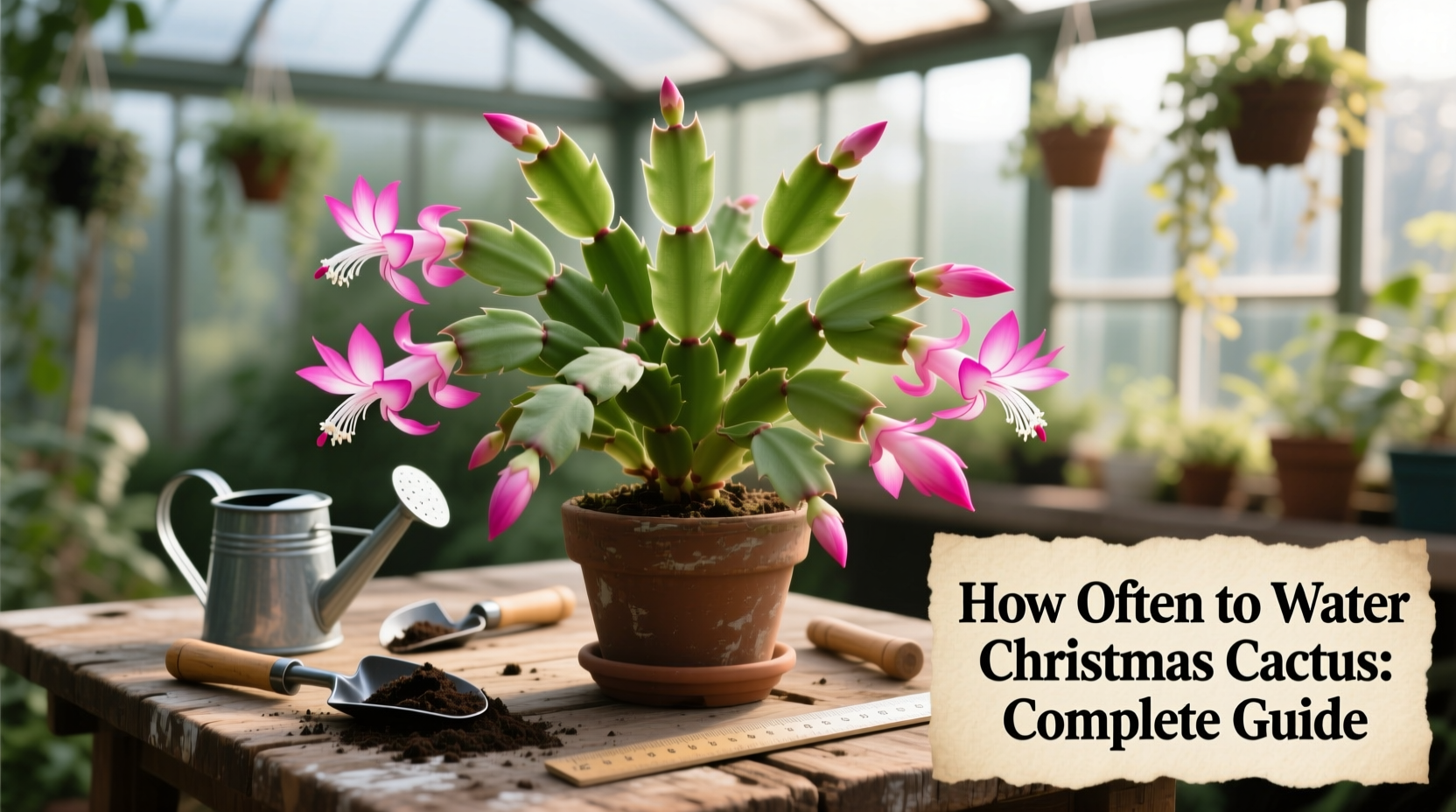 how often to water christmas cactus