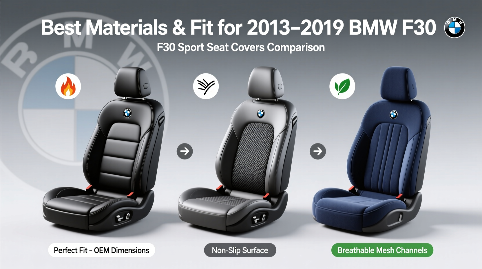 f30 sport seat covers comparison