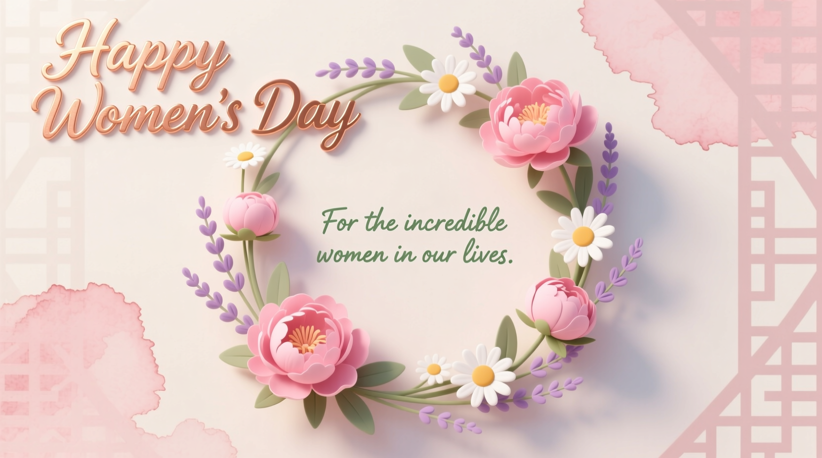 how to make womens day card
